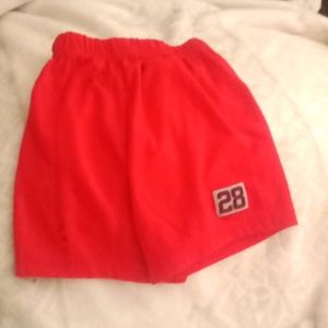 Red Carter's boy toddler shorts
